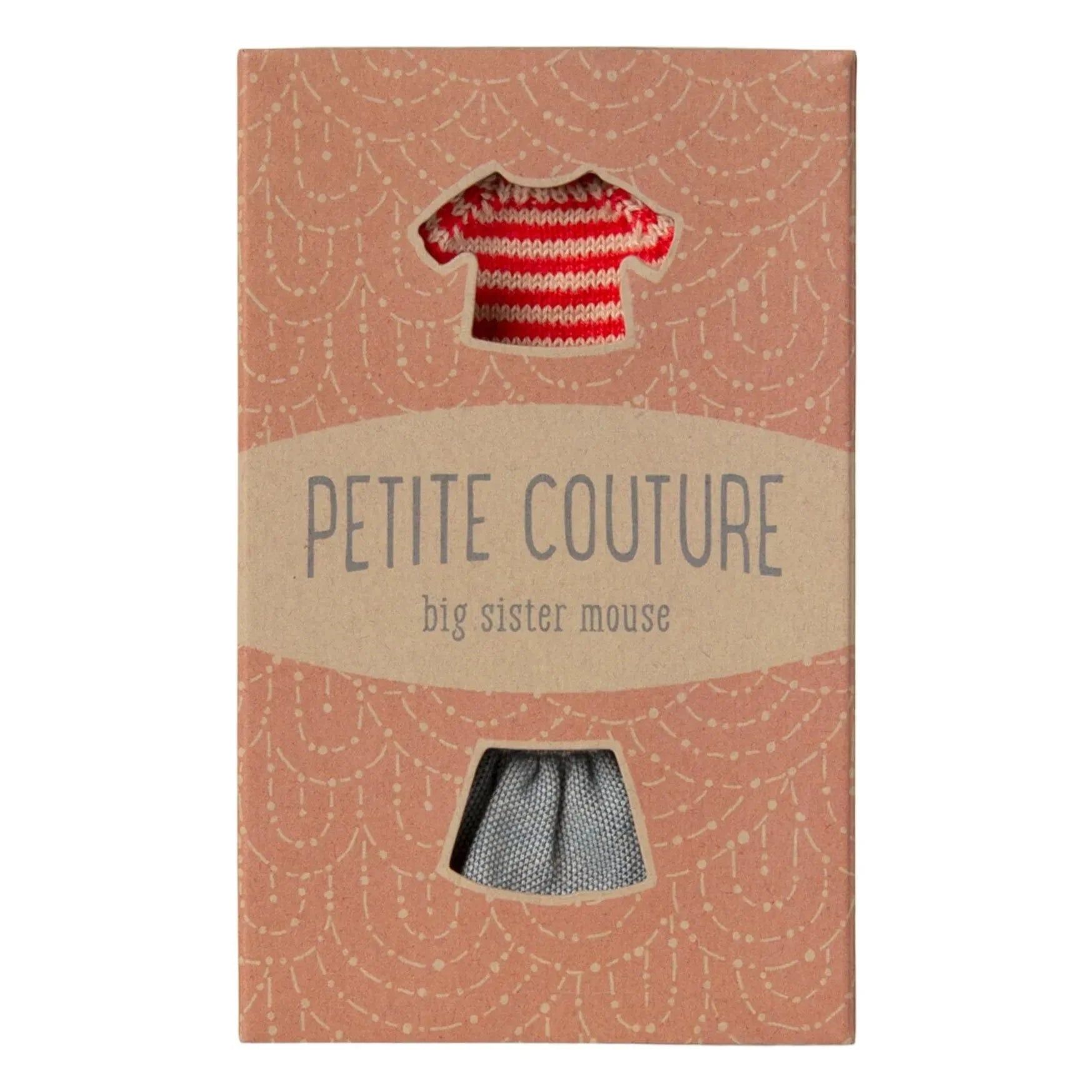 Maileg - Large Sister Mouse Knit Sweater and Skirt