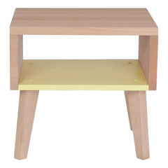 Paulette et Sacha - Notched Side Side Table | Light Yellow
