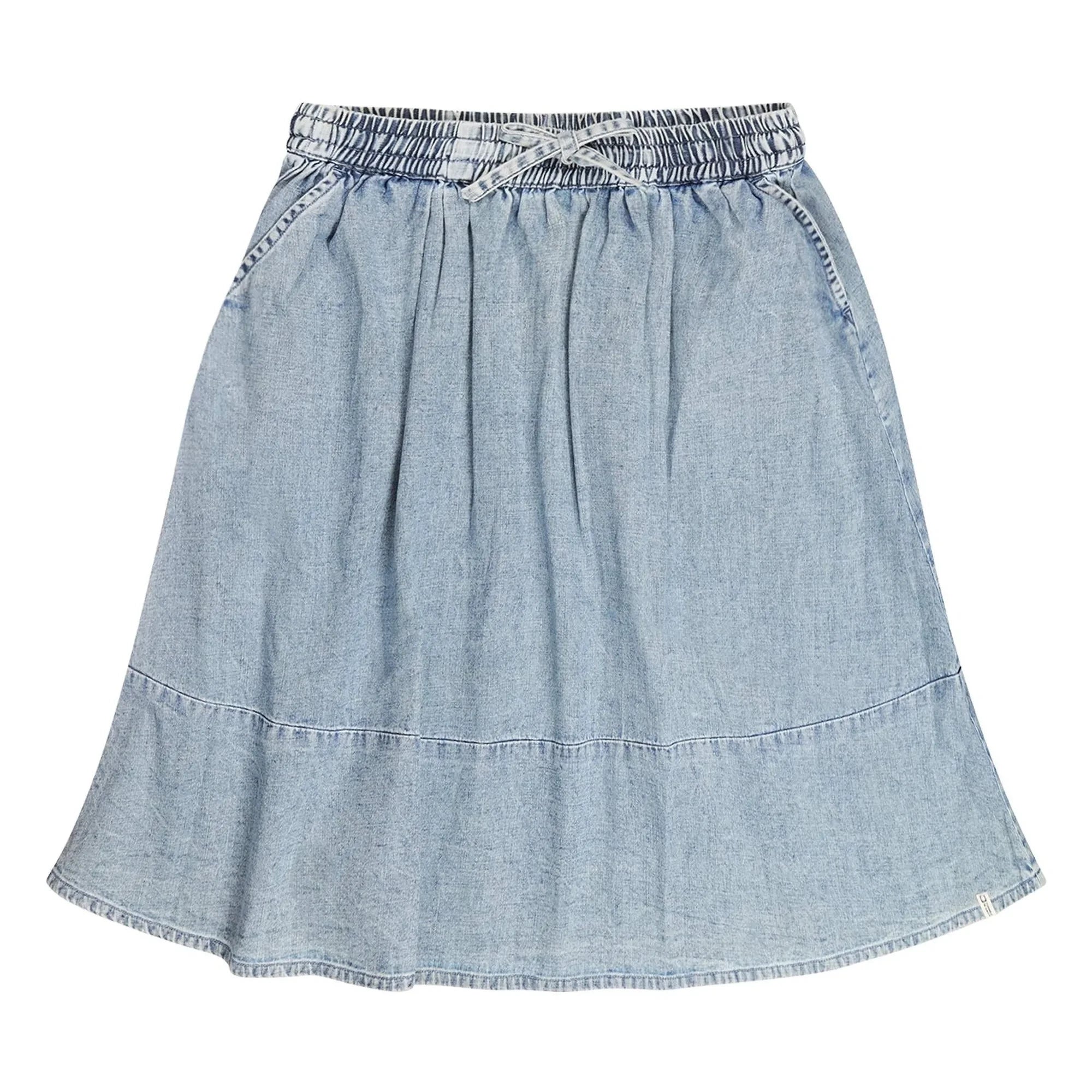 Tumble N'Dry - Washed Blue Denim Piron Skirt