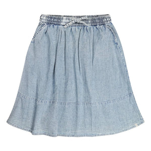 Tumble N'Dry - Washed Blue Denim Piron Skirt