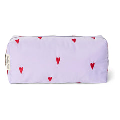 Studio Noos - Puffy Hearts Cosmetic Bag | Lilac
