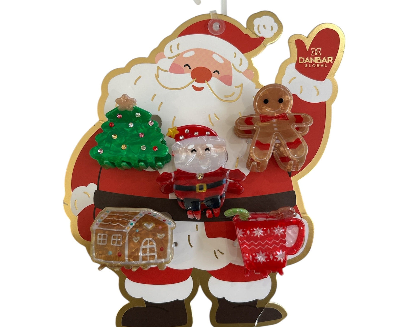 Dinossi - 5-piece Christmas New Year Children's Hair Clip Set