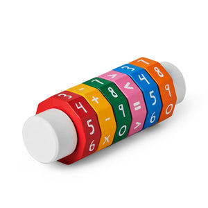 Dinossi - Fun Wooden Roller Math Wheel 