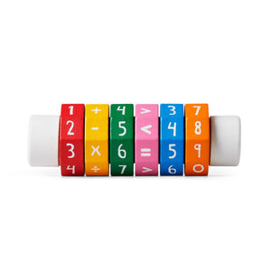 Dinossi - Fun Wooden Roller Math Wheel 