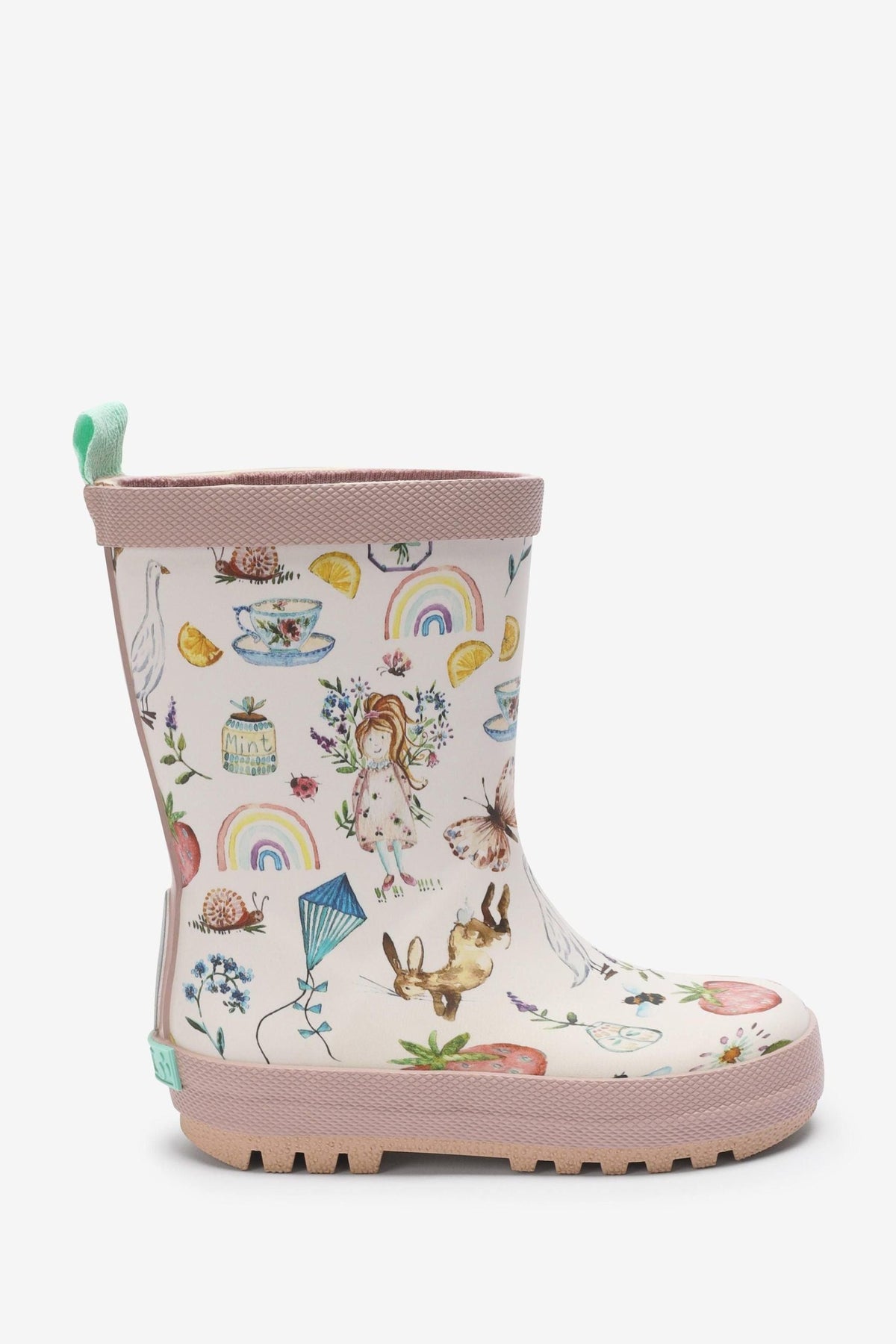 Dinossi - Happy Girl Cheerful Child Rain Boots - 30.5 