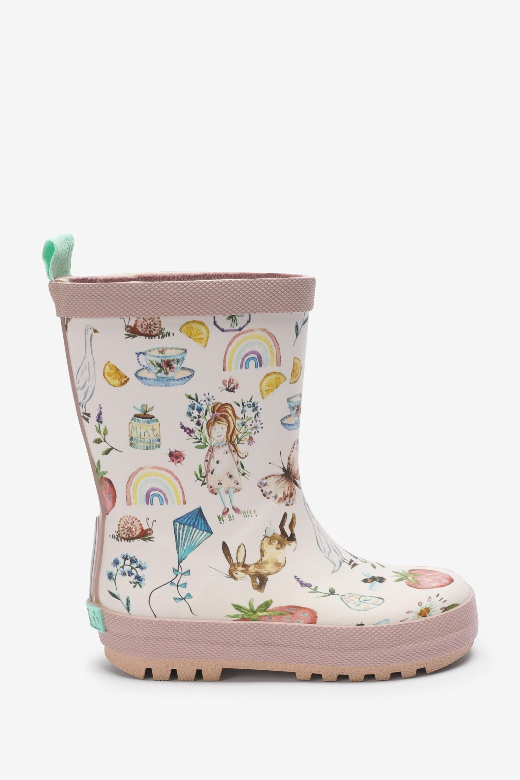 Dinossi - Happy Girl Cheerful Child Rain Boots - 30.5 