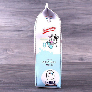 Dinossi - Scented Vanilla Milk Carton Shaped Pencil Case 