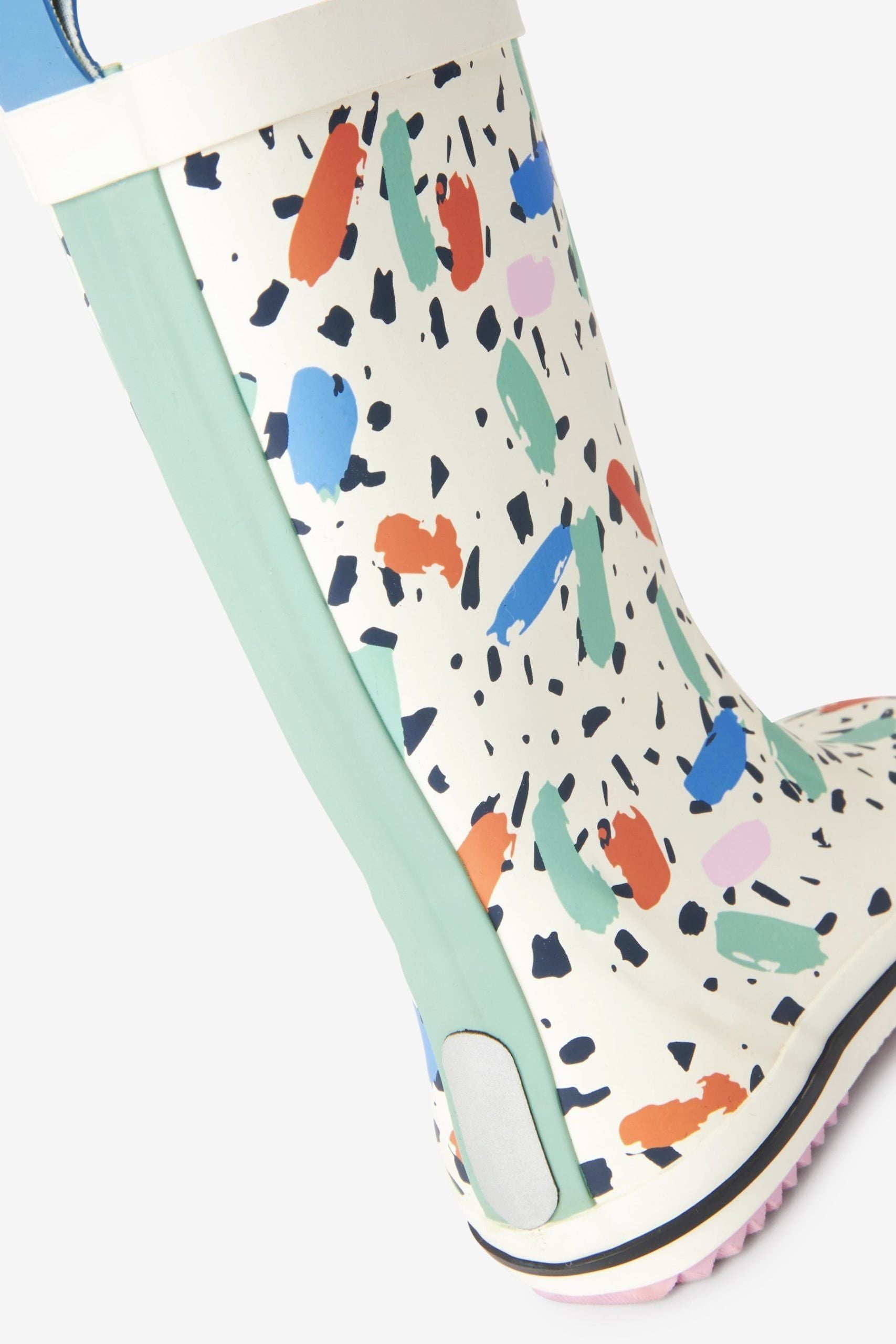 Dinossi - Confetti Printed Girls Rain Boots - 29 