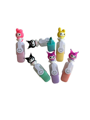 Dinossi Kuromi - Highlighter Pen Pack of 6