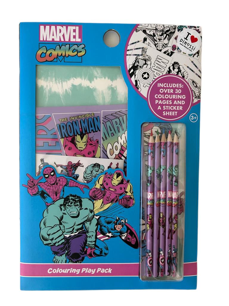 Dinossi - Marvel Coloring Pencils and Coloring Notebook Set