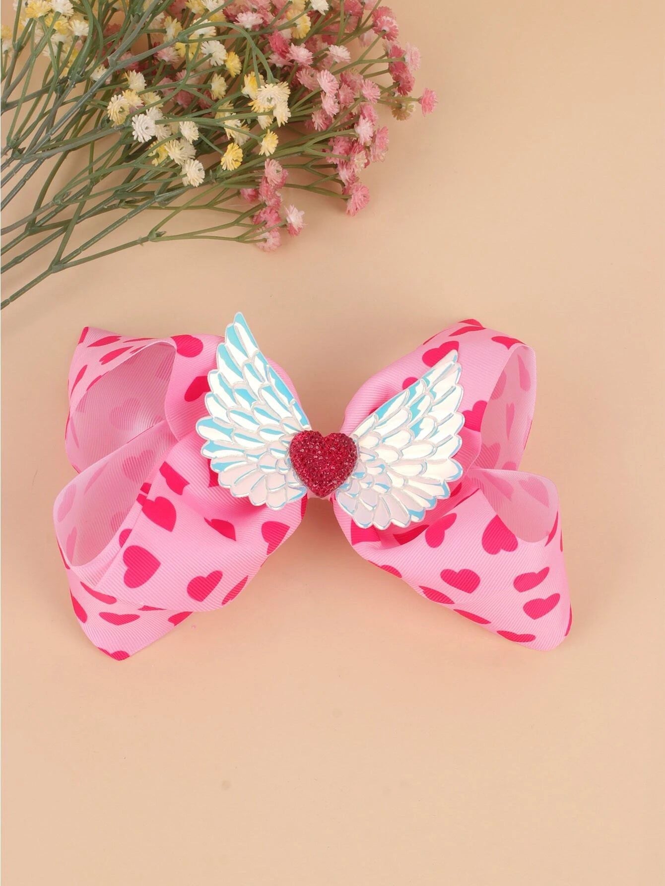 Dinossi - Angel Wing Detailed Girls Hair Clip 