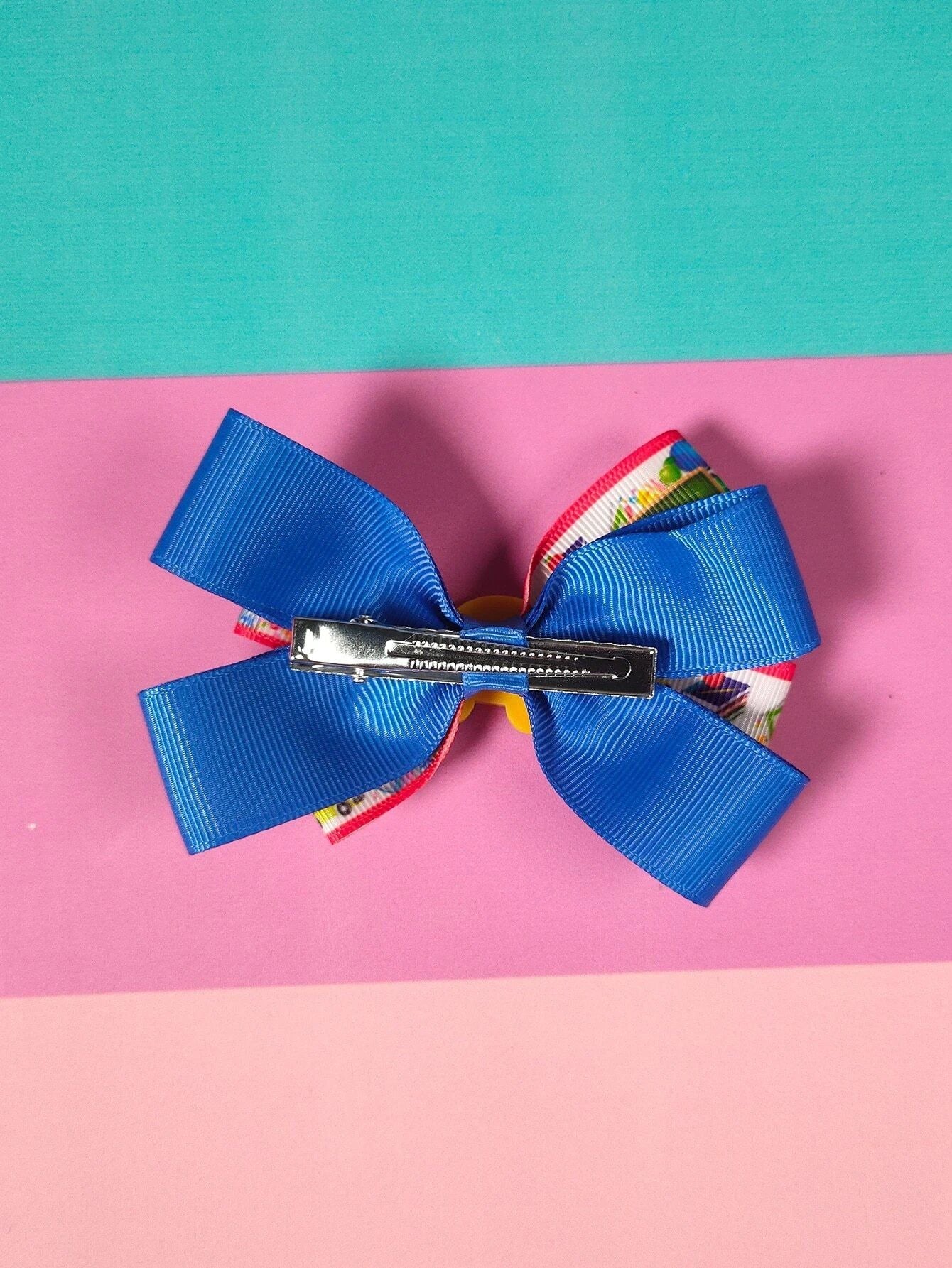 Dinossi - School Bus Design Girls Hair Clip 