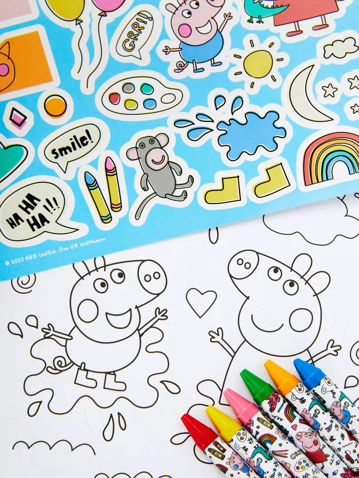 Dinossi - Peppa Pig Coloring Set
