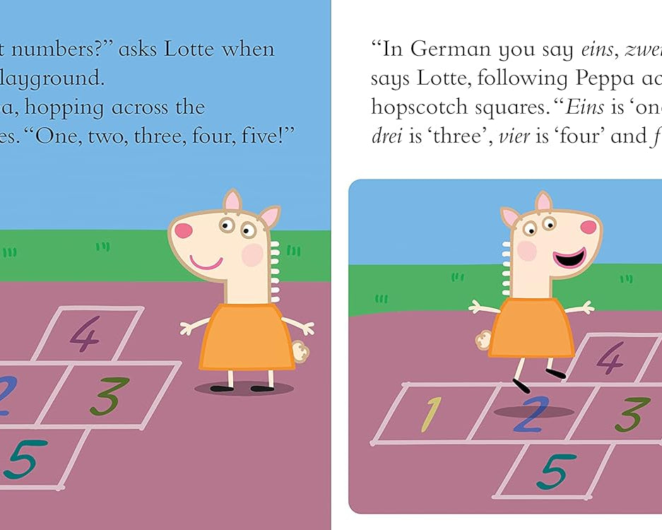 Dinossi - Peppa Pig Lotte Llama Joins the Playgroup English Storybook