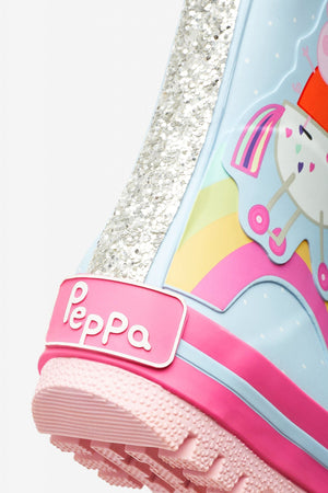 Dinossi - Peppa Pig Soft Sole Girls Rain Boots - 19 