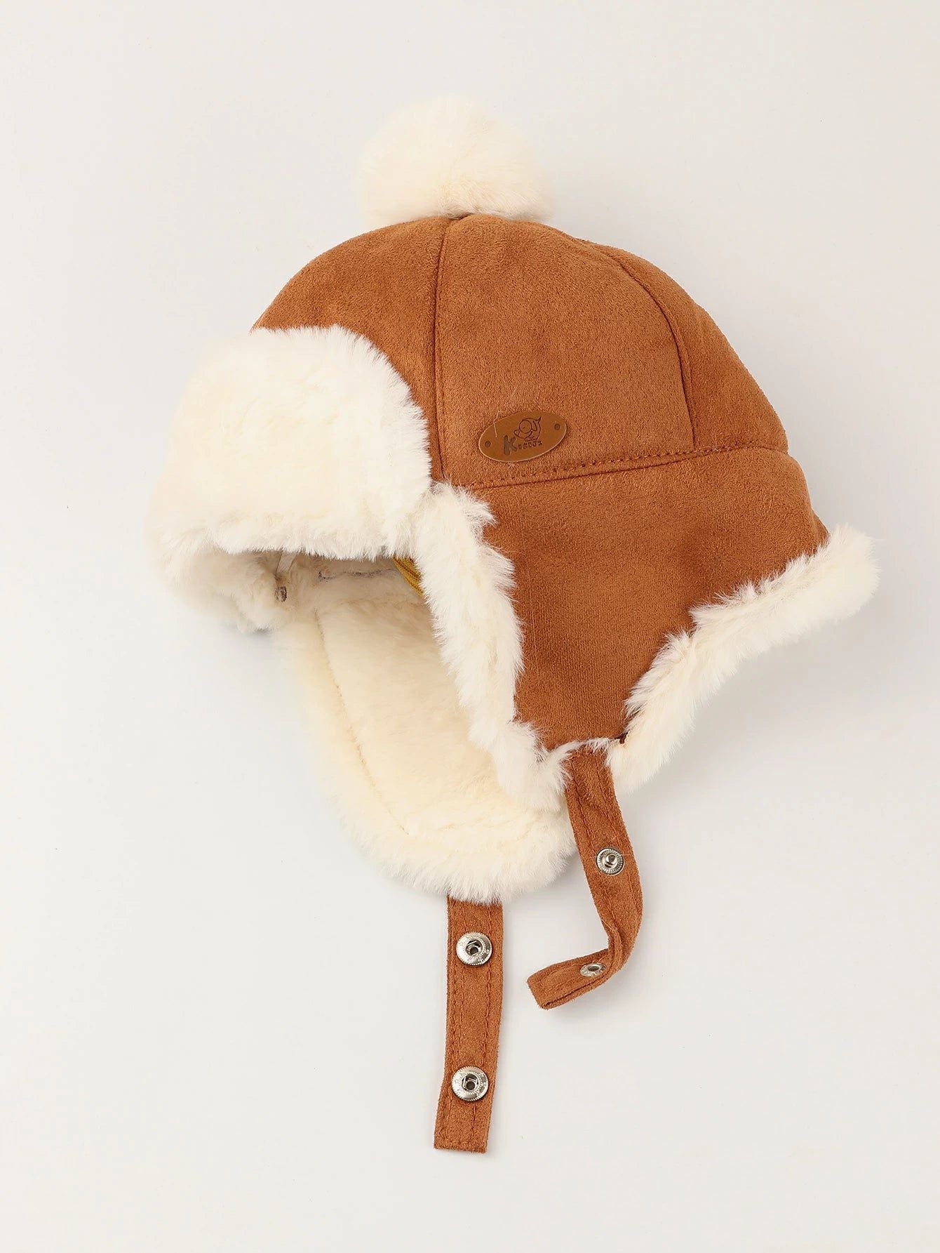 Dinossi - Polar Fur Pompom Pilot Child Hat 