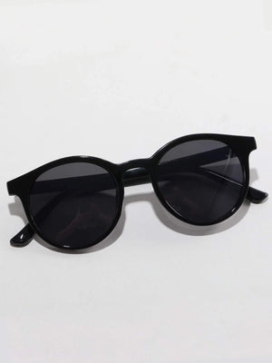 Dinossi - Black Light Round Kids Sunglasses 