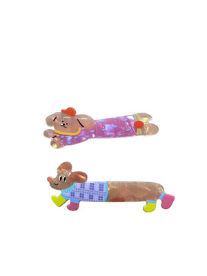 Dinossi - Sausage Dogs 2-Piece Clip Buckle