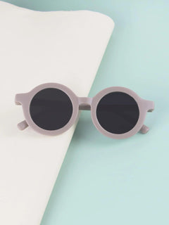 Dinossi - Sustainable Grey Round Kids Sunglasses 