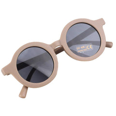 Dinossi - Sustainable Brown Round Kids Sunglasses 