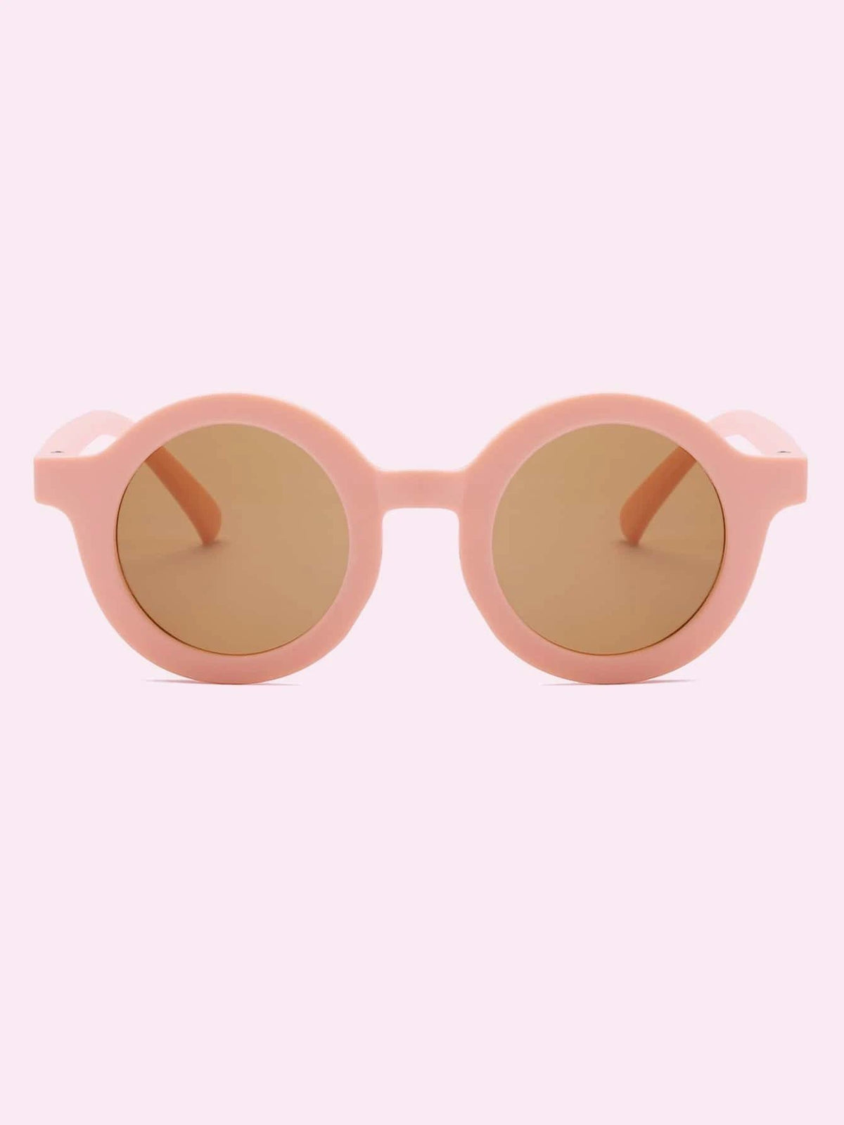 Dinossi - Sustainable Pink Round Kids Sunglasses 