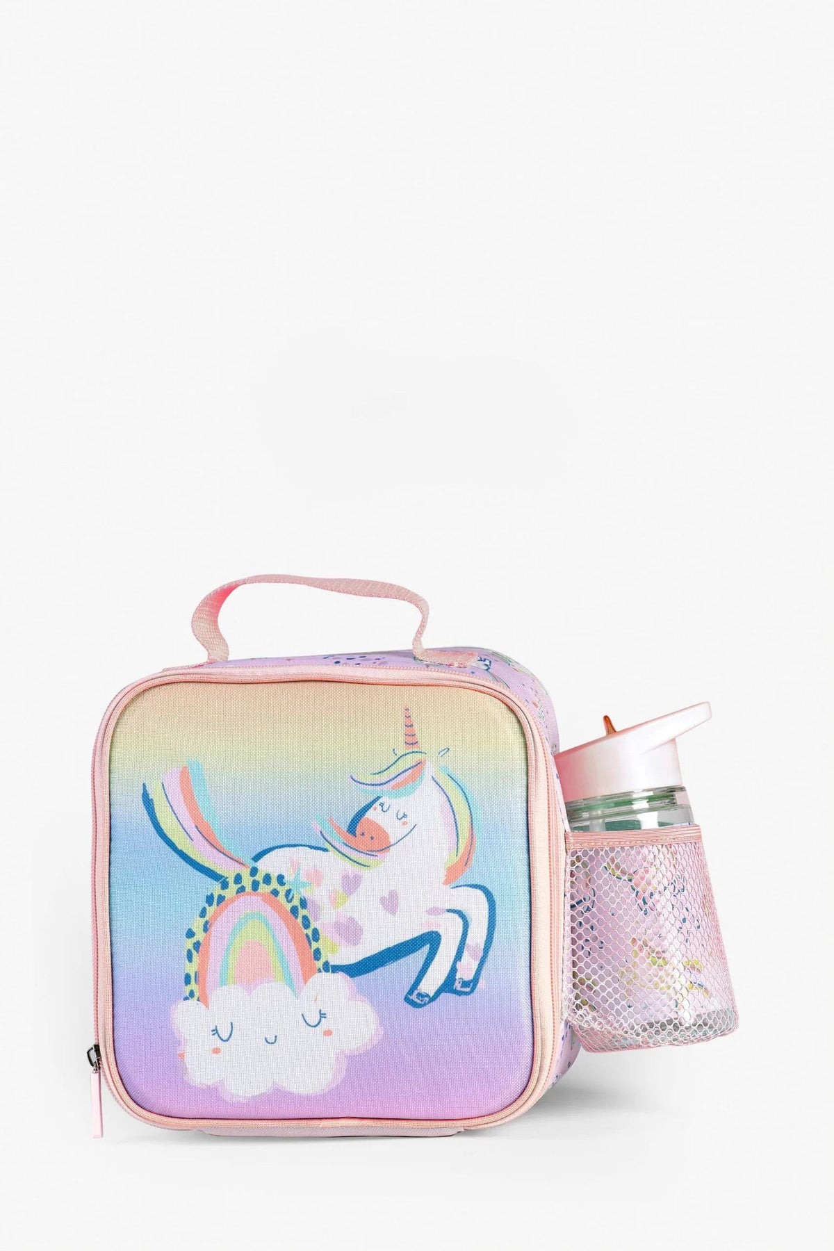 Dinossi - Sweet Unicorn Lunch Bag and BPA-Free Water Bottle Set
