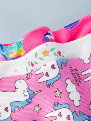 Dinossi - Unicorn Girl's 3-Pack Socks Set