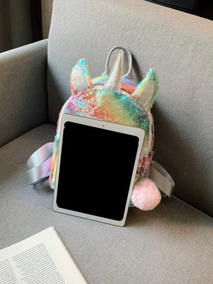Dinossi - Unicorn Shiny Sequined Girls Backpack 