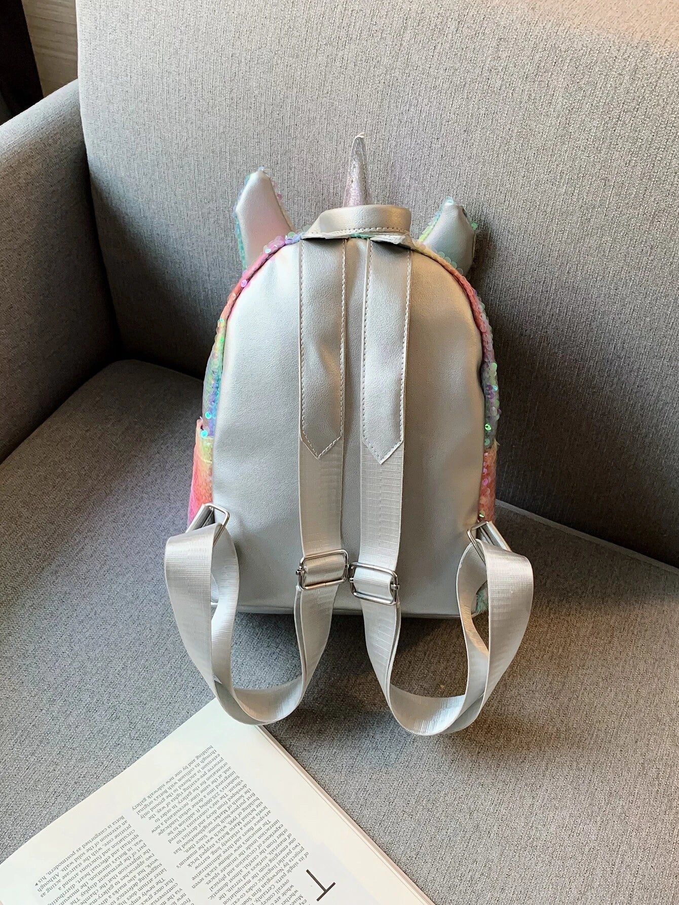 Dinossi - Unicorn Shiny Sequined Girls Backpack 