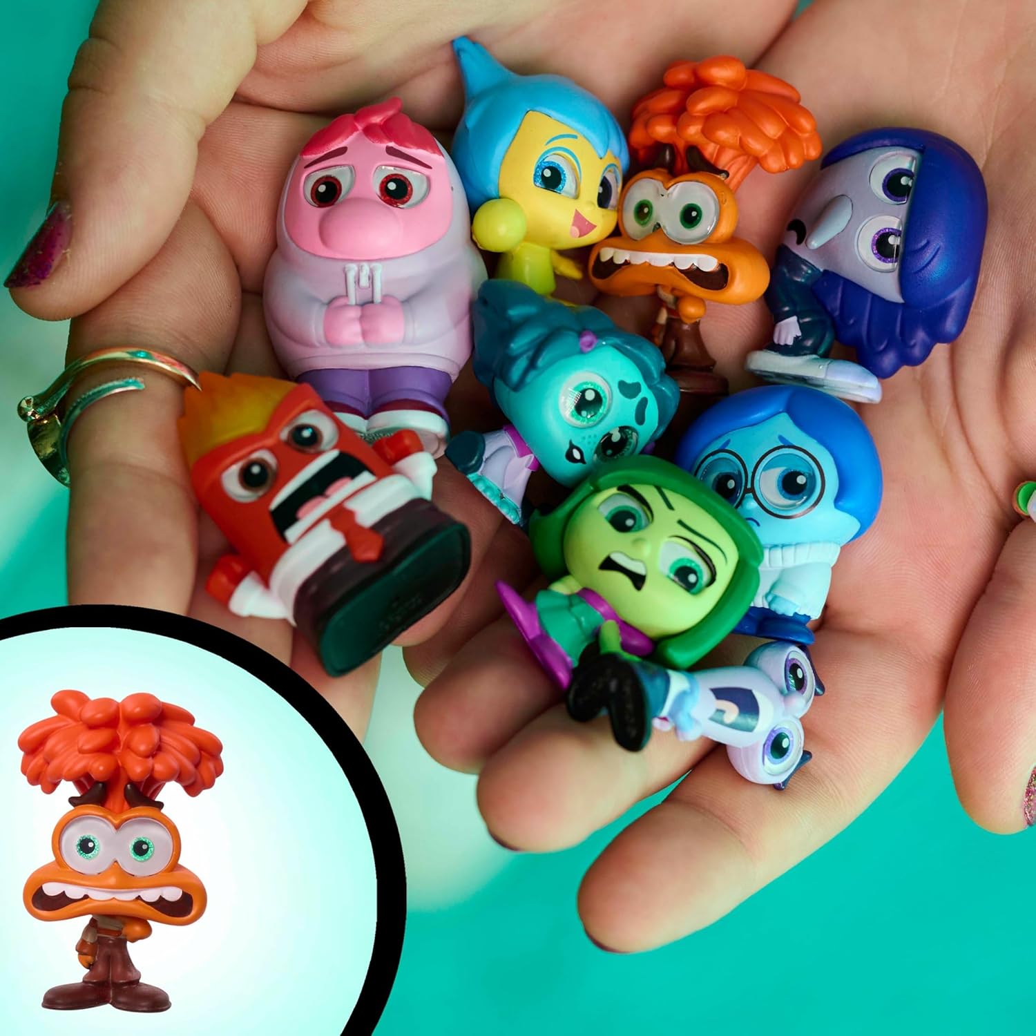 Disney - Disney Doorables Inside Out 2 Collection 9 Character Toys