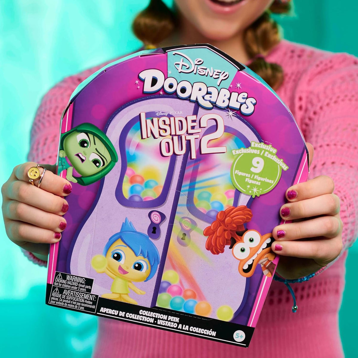 Disney - Disney Doorables Inside Out 2 Collection 9 Character Toys