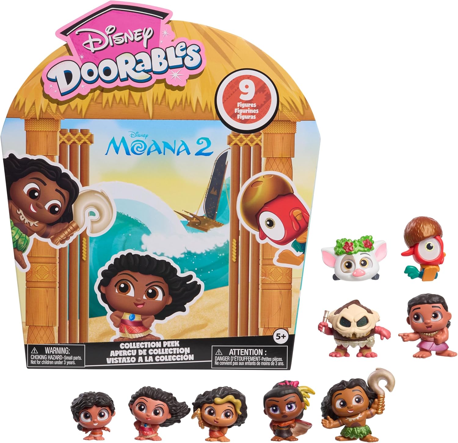 Disney - Disney Doorables Moana 2 Collection Figure Toys