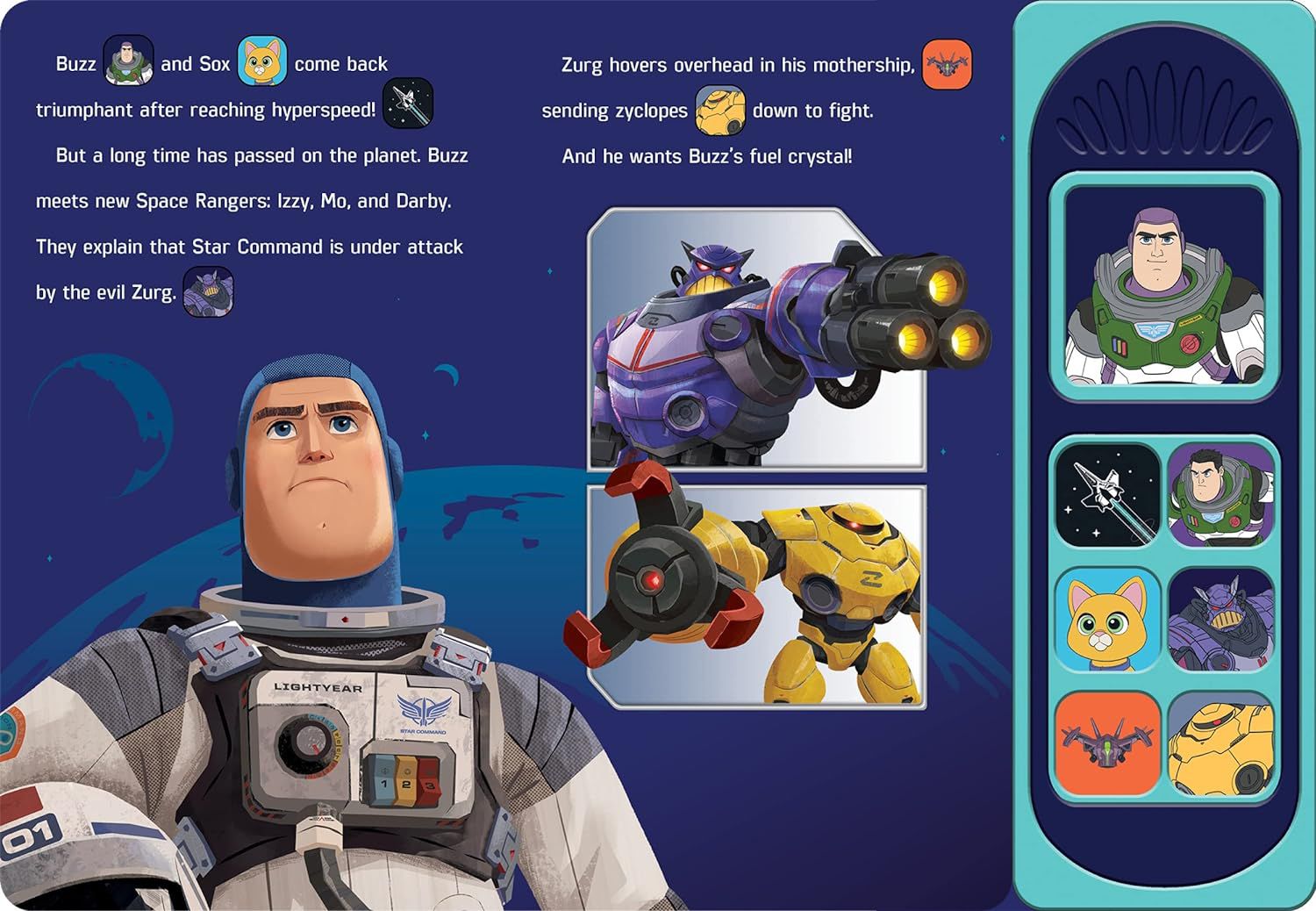 Disney Pixar Buzz Lightyear - English To Infinity and Beyond Interactive Audiobook