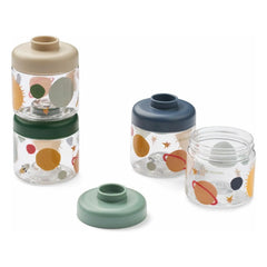 Liewood - Dominique Storage Jars - Set of 4 | Universe/Classic Navy