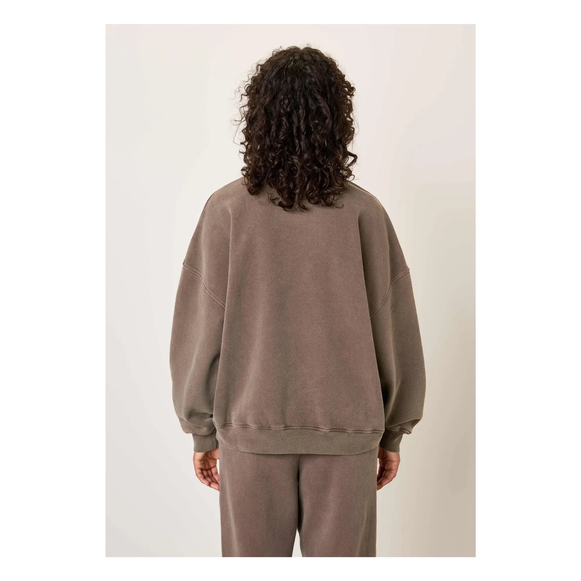 American Vintage - Plizzy Cotton Sweatshirt | Brown