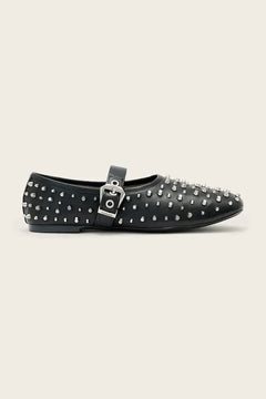 AllSaints Sabine Stud Shoe Deri Balerin