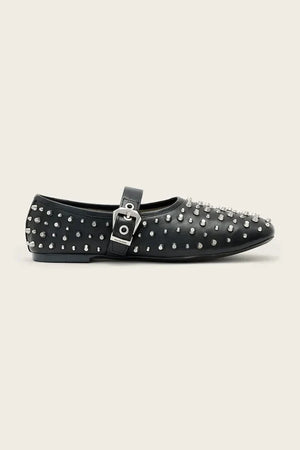 AllSaints Sabine Stud Shoe Deri Balerin
