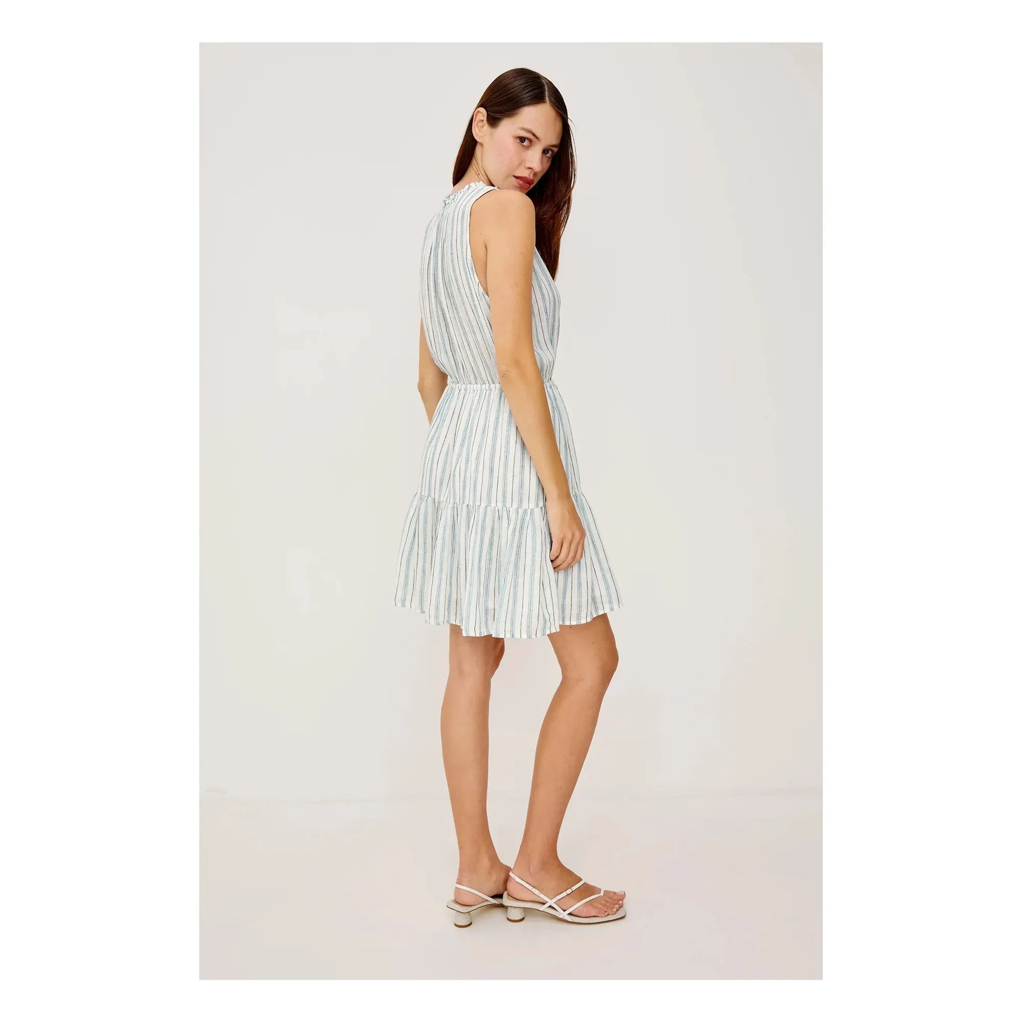 Rails - Cannes Striped Dress | Light Blue