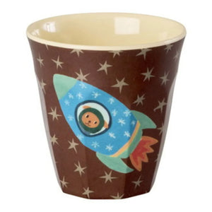 Rice - Space Dog Cups - 6-piece Set | Blue