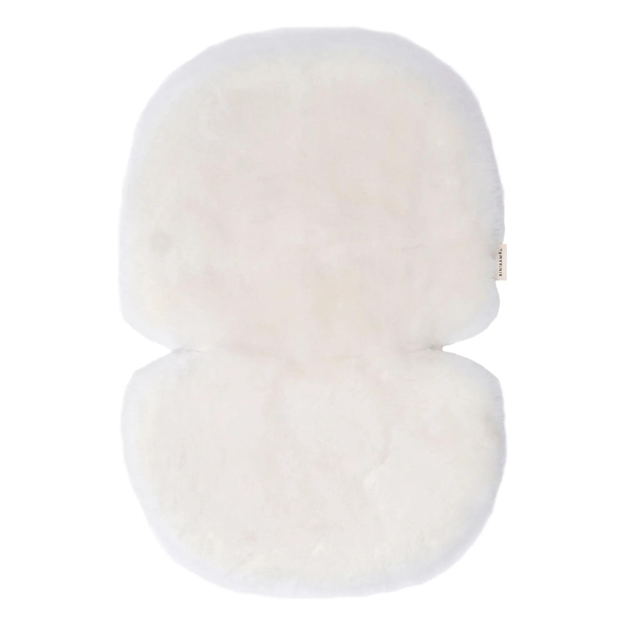 BINIBAMBA - Sheep Leather for Stroller and Crib | 68x44 cm | Chalk