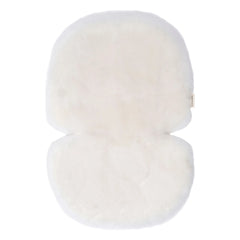 BINIBAMBA - Sheep Leather for Stroller and Crib | 68x44 cm | Chalk