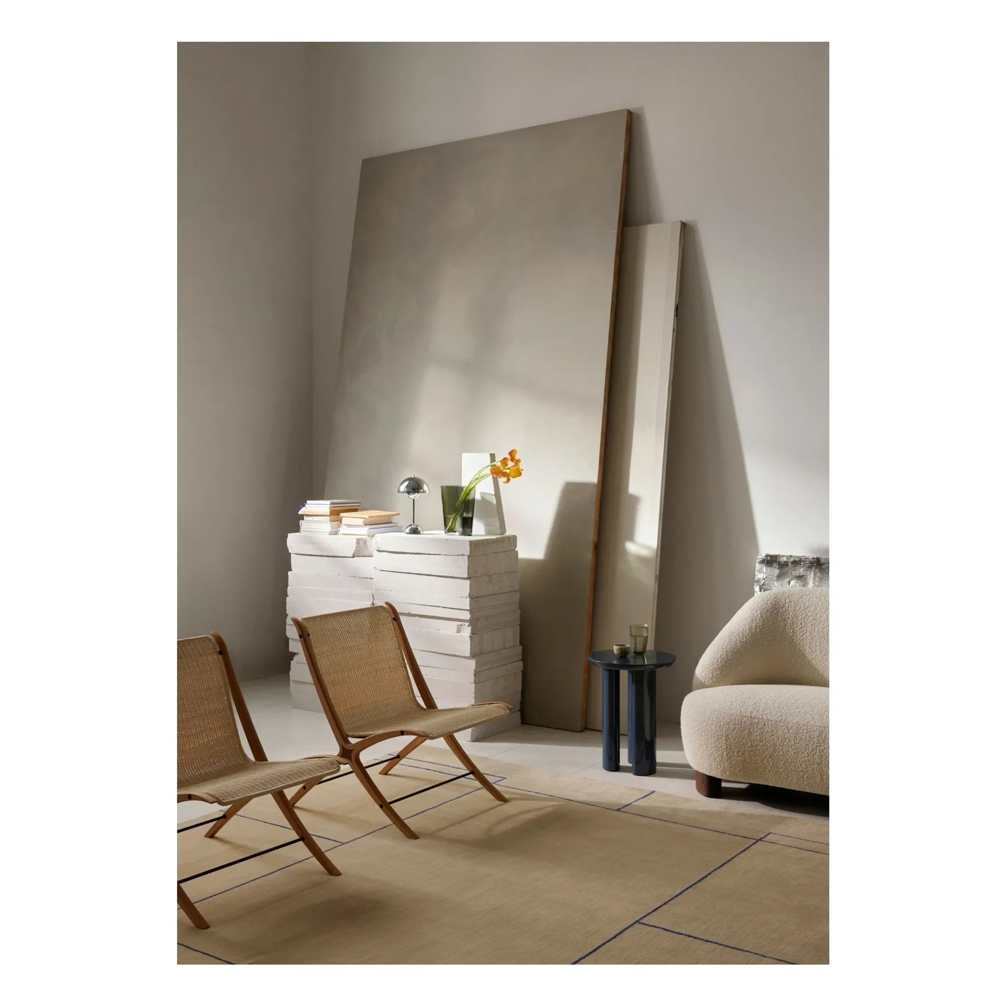 & Tradition - X HM10 Lounge Chair, Hvidt & Mølgaard | Natural