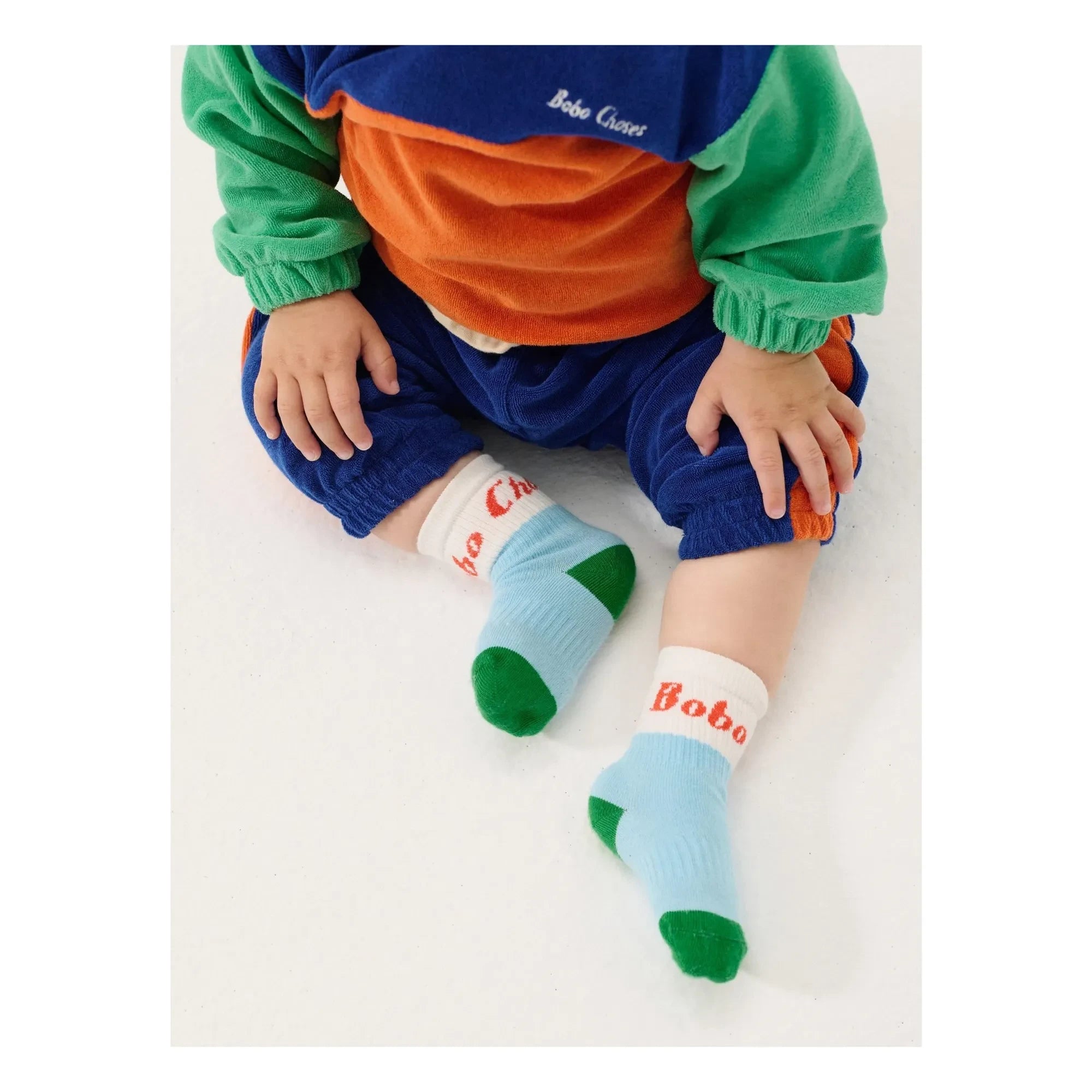 Bobo Choses - Bobo Choses Organik Pamuklu Çorap | Mavi