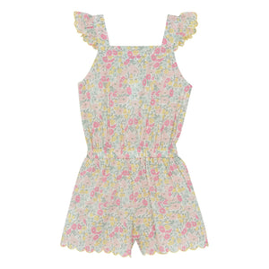 Tartine et Chocolat - Feston Liberty Romper | Yellow
