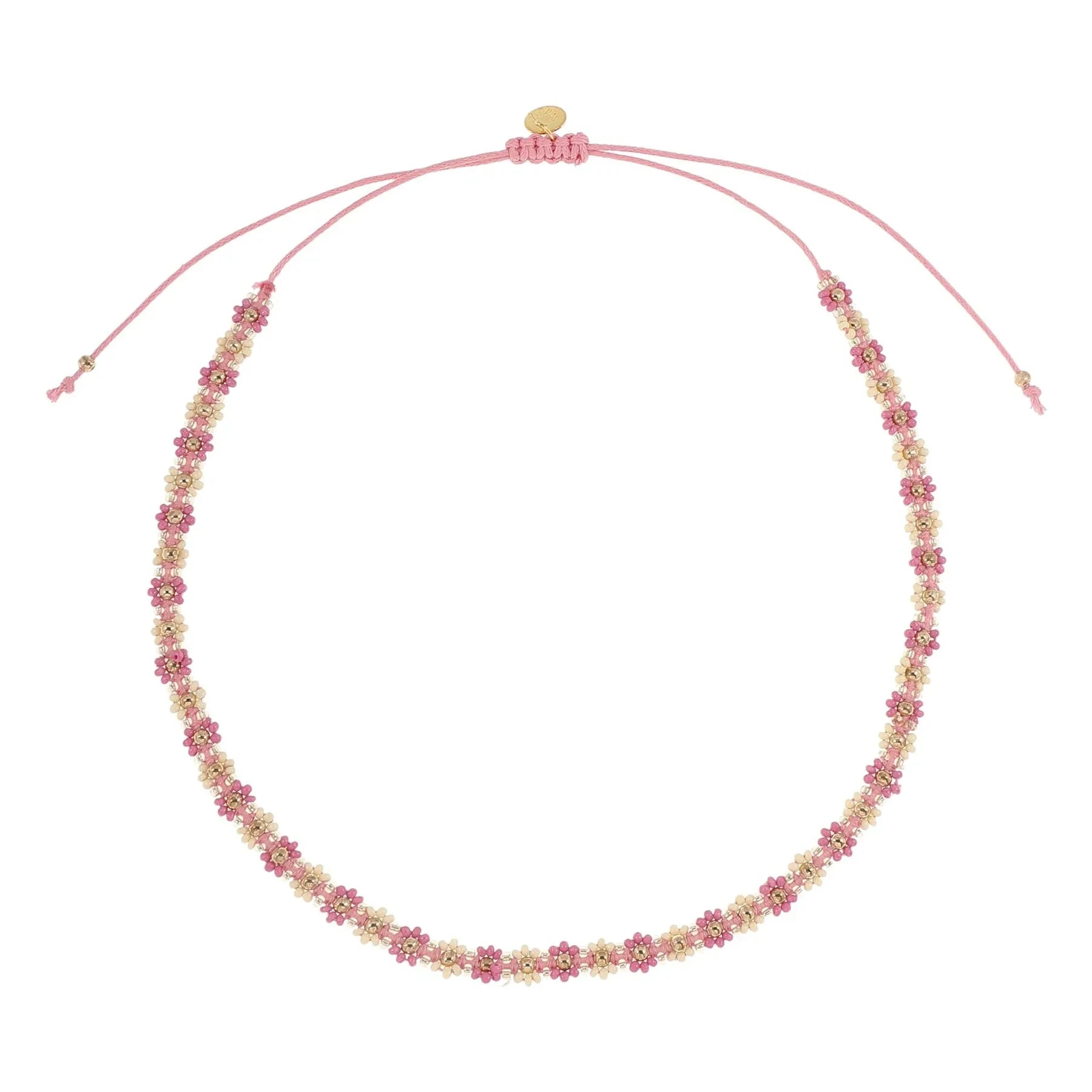 Jenest - Flower Necklace | Pink