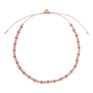 Jenest - Flower Necklace | Pink
