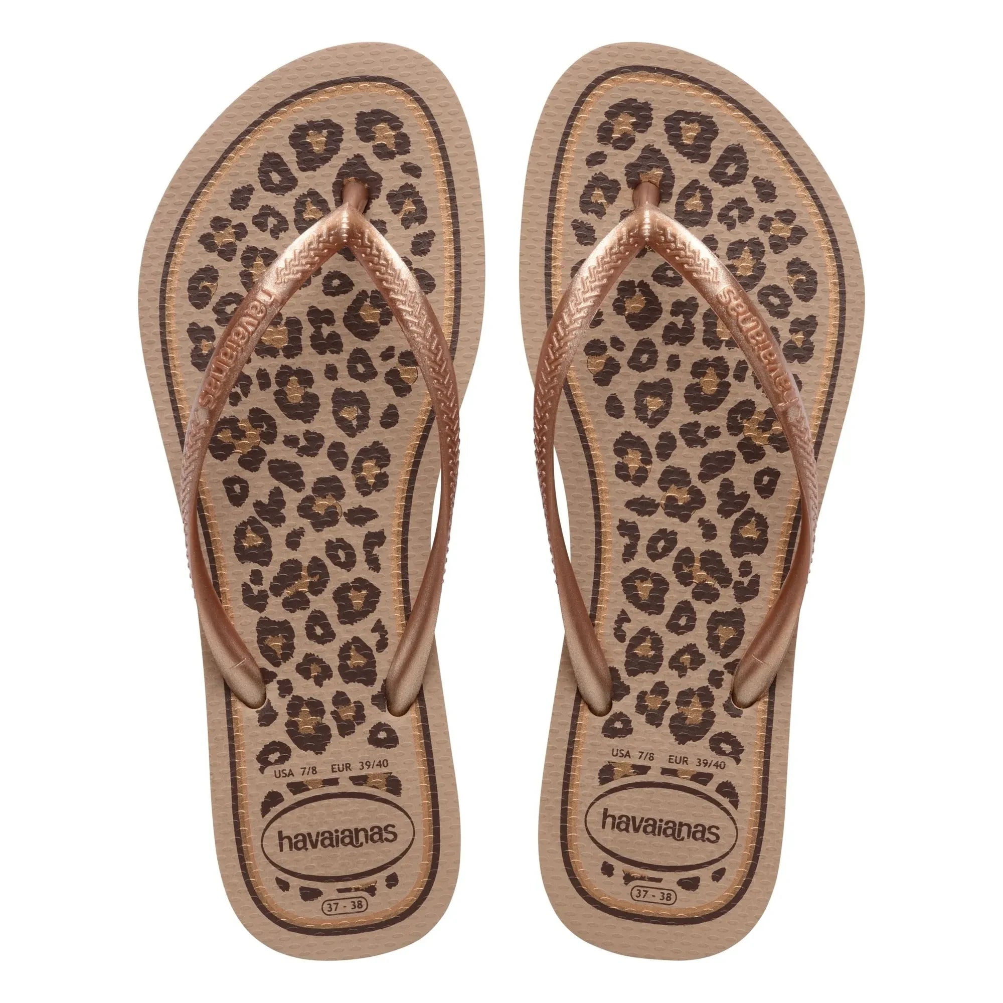 Havaianas - Slim Animals Flip-Flops | Rose Gold