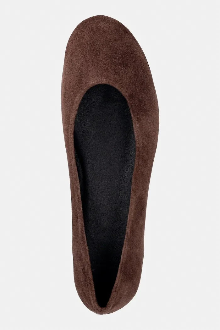 Weekend Max Mara süet balerin ayakkabılar