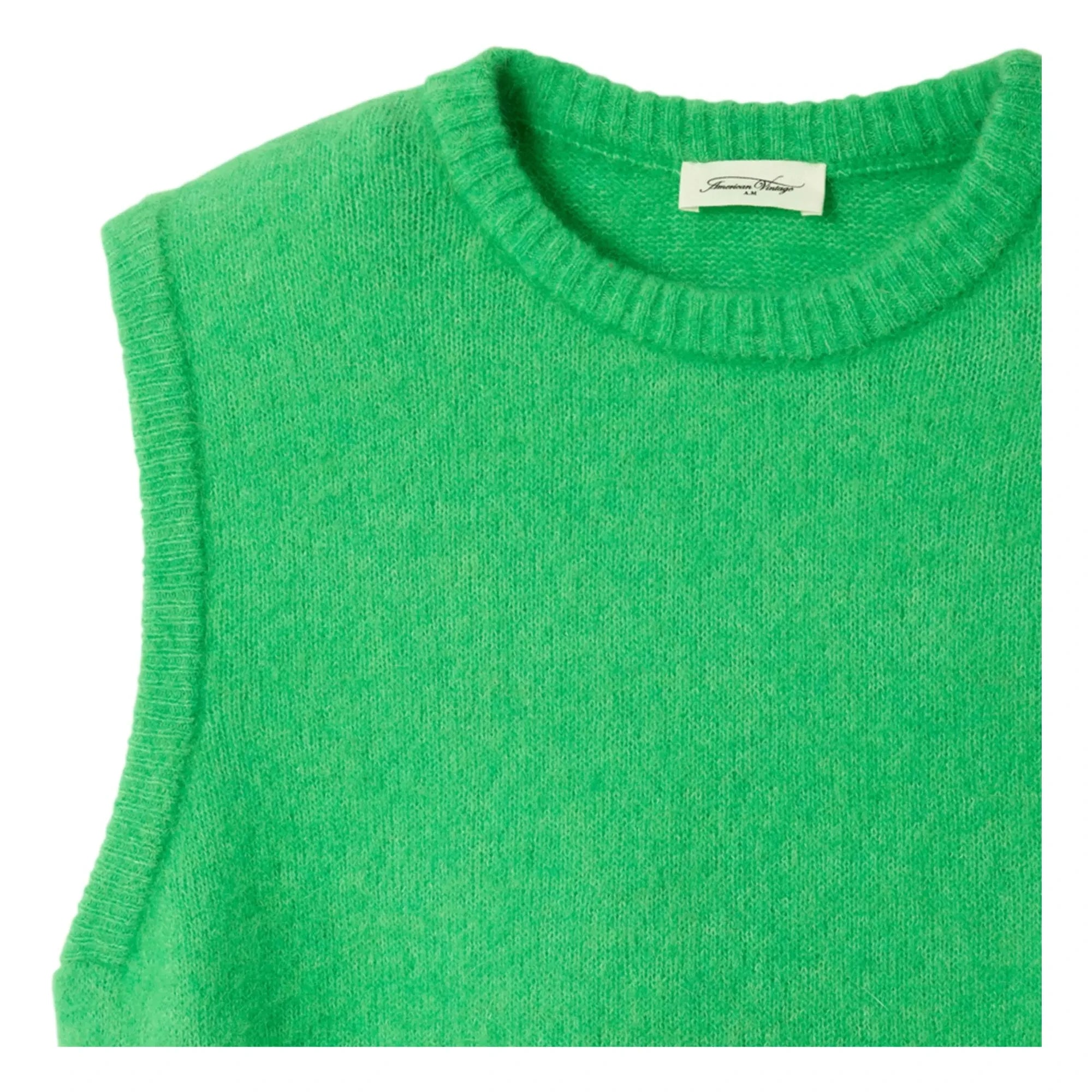 American Vintage - Vitow Wool Sleeveless Sweater | Green