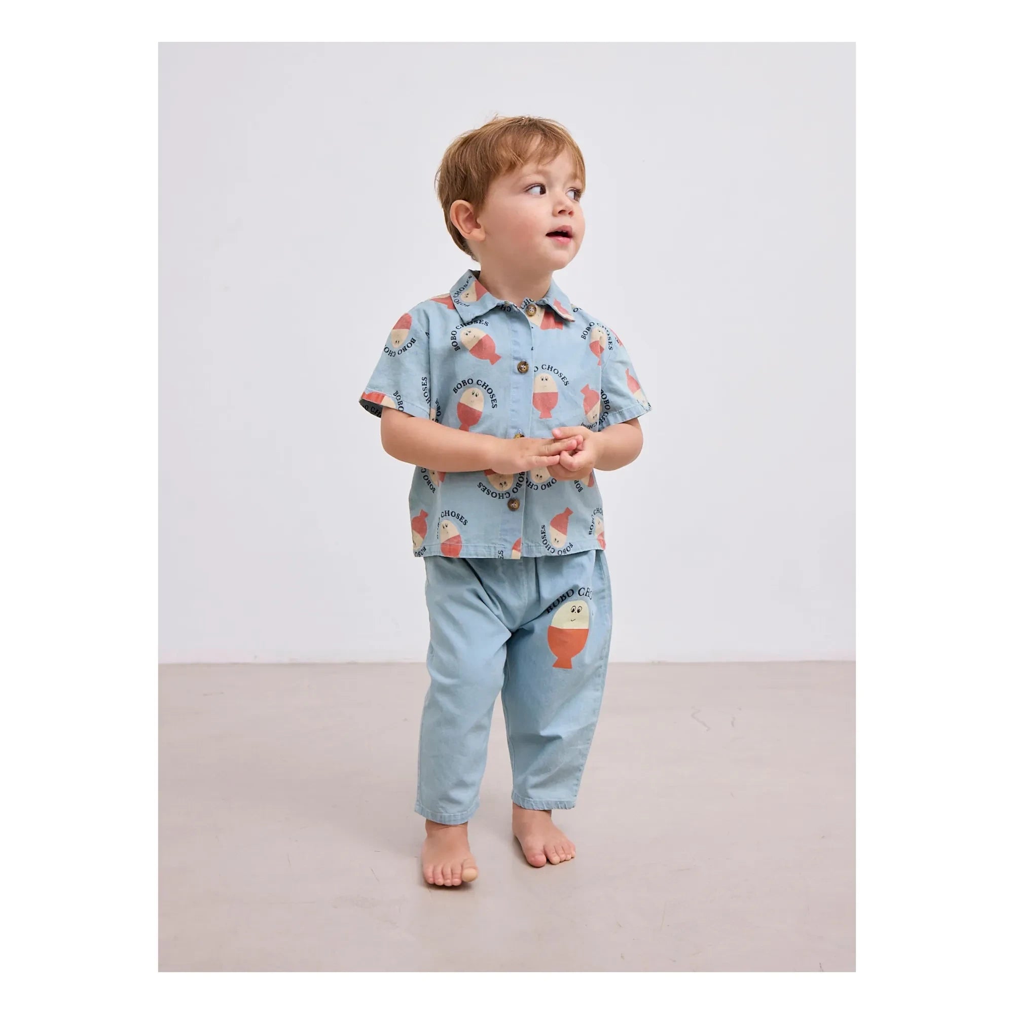 Bobo Choses - Bobo Denim Light Pants | Light Blue